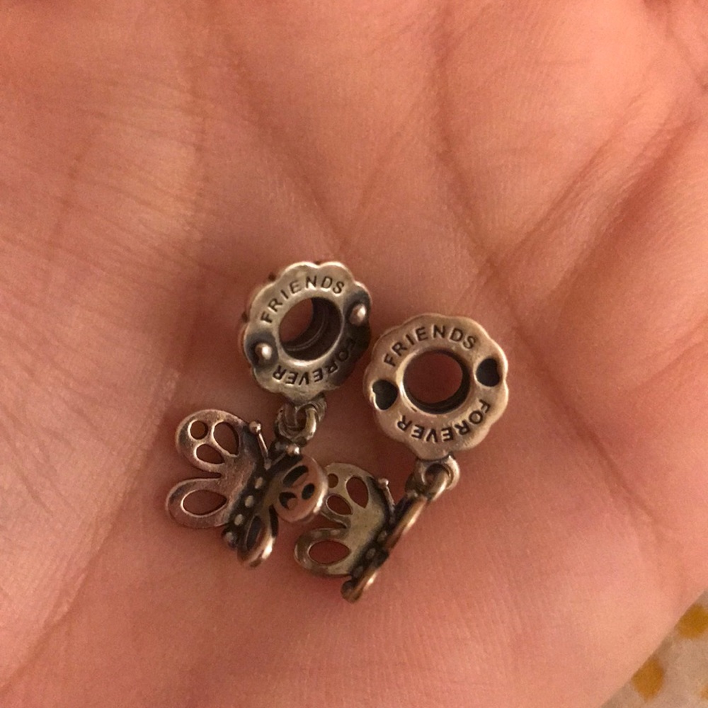 Butterfly pandora charms